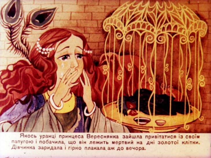 Кадр 6 диафильма «Принцесса Вереснянка»
