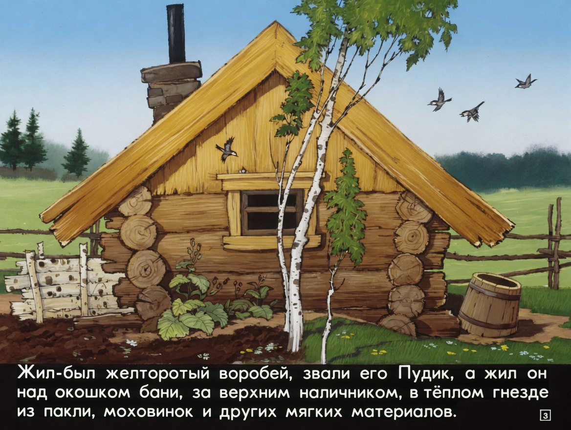 Кадр 2 диафильма «Воробьишко»