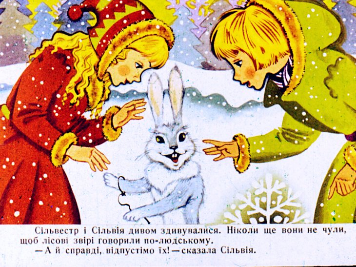 Кадр 5 диафильма «Зимняя сказка»