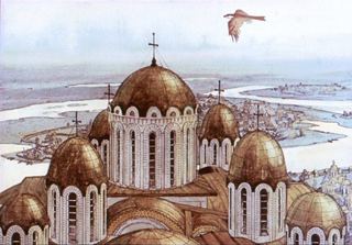 Диафильм «Всепрекрасное место московское» (1983), обложка