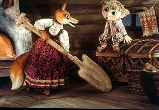 Диафильм «Жихарка - удалец» (1983), обложка