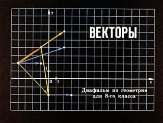Диафильм «Векторы» (1984), обложка