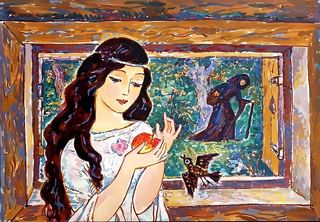 Диафильм «Белоснежка» (1990), обложка